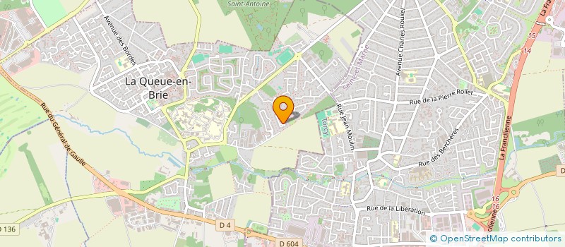localisation de l'entreprise EMIE  LA QUEUE-EN-BRIE