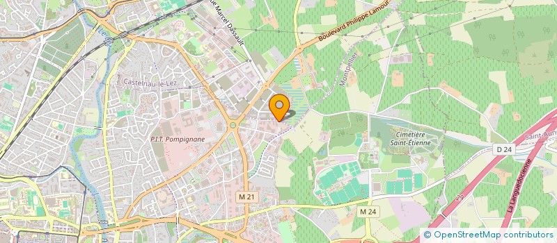 localisation de l'entreprise EMIE à MONTPELLIER