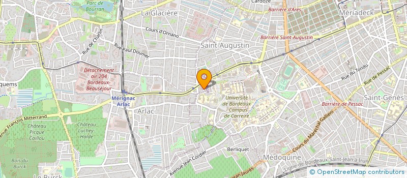 localisation de l'entreprise EMIEL INTERNATIONAL à BORDEAUX