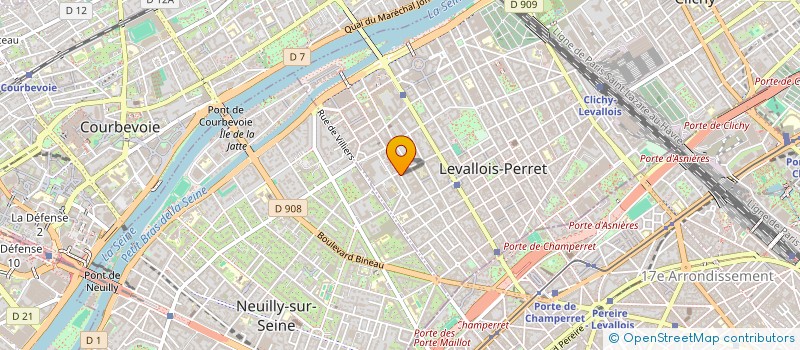 localisation de l'entreprise EMIFLO à LEVALLOIS-PERRET