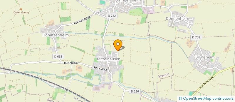 localisation de l'entreprise EMIFLOR  WINGERSHEIM LES QUATRE BANS