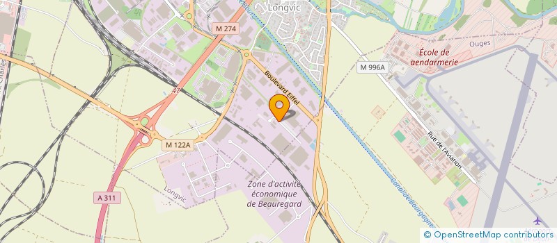 localisation de l'entreprise EMIG INDUSTRIES SARL à LONGVIC