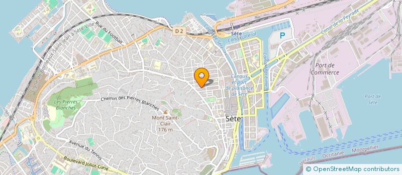 localisation de l'entreprise EMIGA  SETE