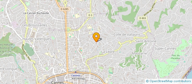 localisation de l'entreprise EMIGES  CANNES