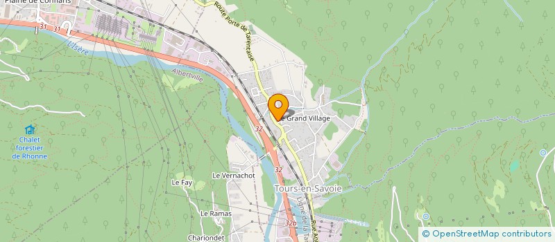 localisation de l'entreprise EMIGO  TOURS-EN-SAVOIE