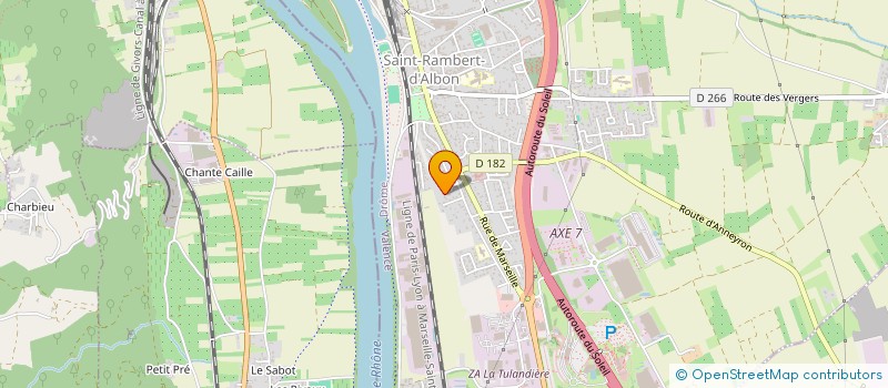 localisation de l'entreprise EMII INNOVATION  SAINT-RAMBERT-D'ALBON