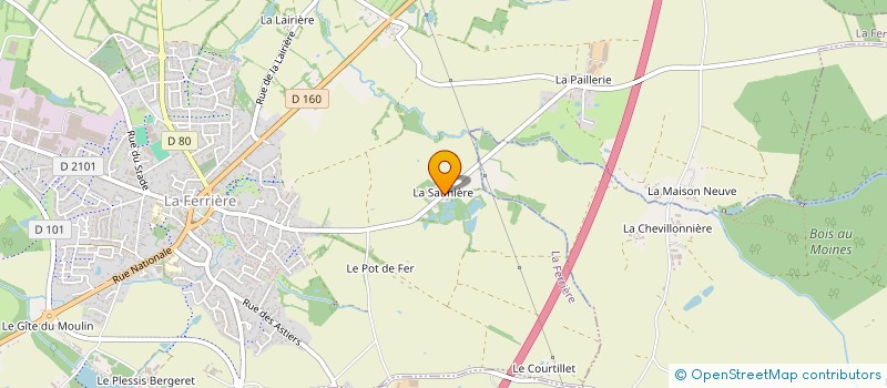 localisation de l'entreprise EMIJA à LA FERRIERE