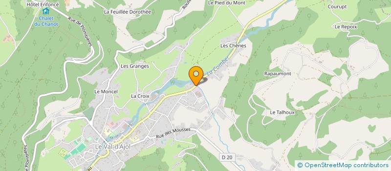 localisation de l'entreprise EMIJO  LE VAL-D'AJOL