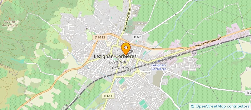 localisation de l'entreprise EMIKA à LEZIGNAN-CORBIERES