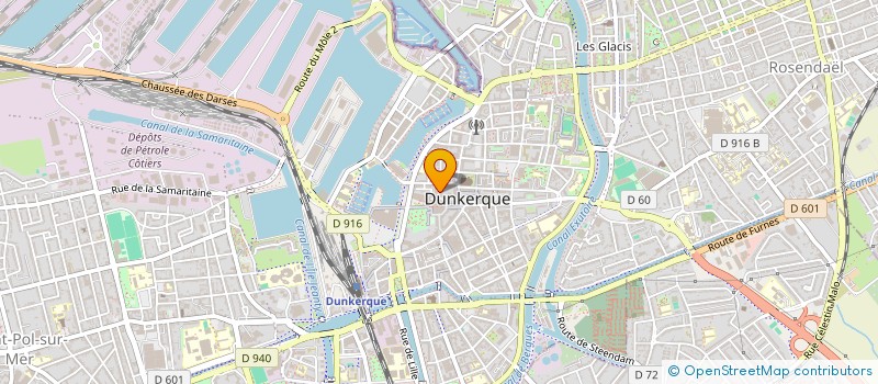 localisation de l'entreprise EMIKA à DUNKERQUE