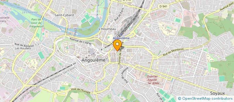 localisation de l'entreprise EMIL à ANGOULEME