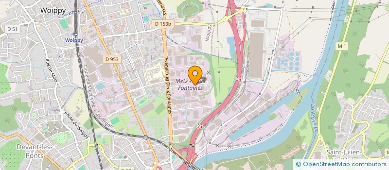 localisation de l'entreprise EMIL HUBER FRANCE  METZ