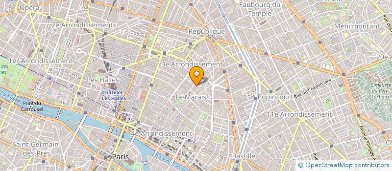 localisation de l'entreprise EMIL'OR  PARIS