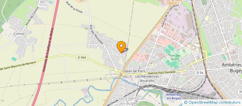 localisation de l'entreprise EMIL'VOLT à CHATEAU-GAILLARD