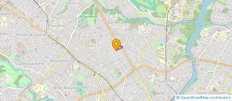 localisation de l'entreprise EMILAND à NANTES