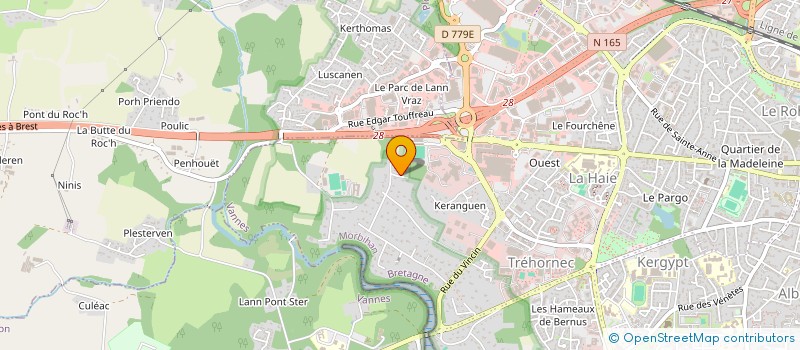 localisation de l'entreprise EMILAURA à VANNES