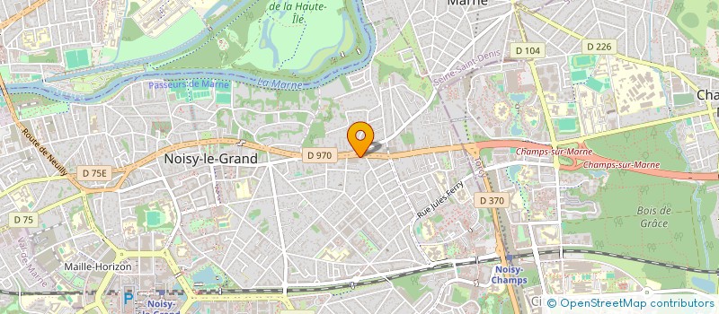 localisation de l'entreprise EMILE COSSONNEAU à NOISY-LE-GRAND
