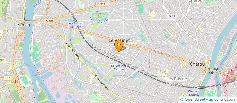 localisation de l'entreprise EMILE DUBREUIL à LE VESINET