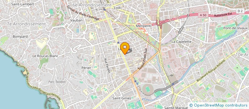 localisation de l'entreprise EMILE ET JULIE à MARSEILLE