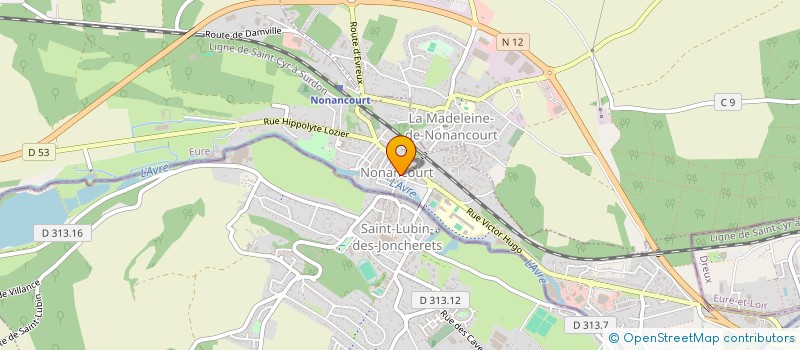 localisation de l'entreprise EMILE ET ROOS  NONANCOURT