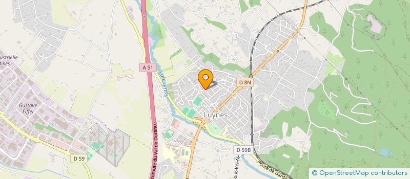 localisation de l'entreprise EMILE FRANCOIS ZOLA  AIX EN PROVENCE