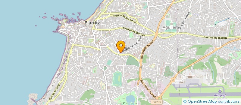 localisation de l'entreprise EMILE MAYER CREATION à BIARRITZ
