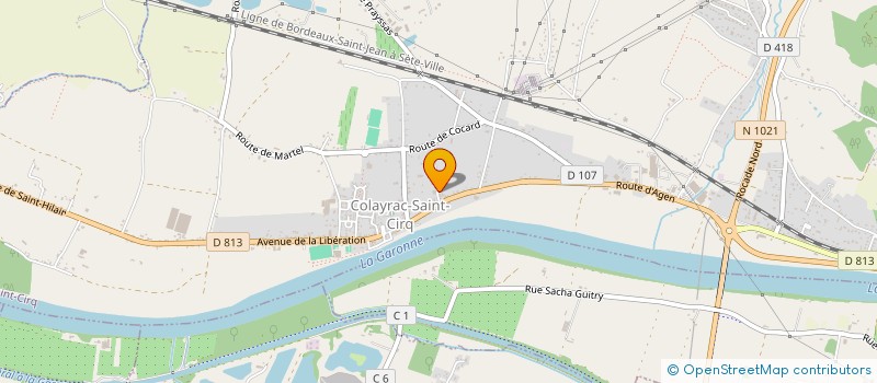 localisation de l'entreprise EMILE MONTAGE  COLAYRAC-SAINT-CIRQ