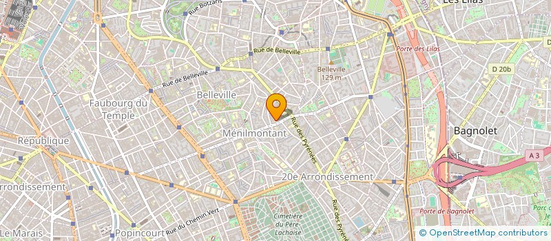 localisation de l'entreprise EMILE PROJETS  PARIS