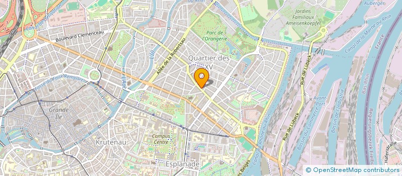 localisation de l'entreprise EMILE RENOV à STRASBOURG