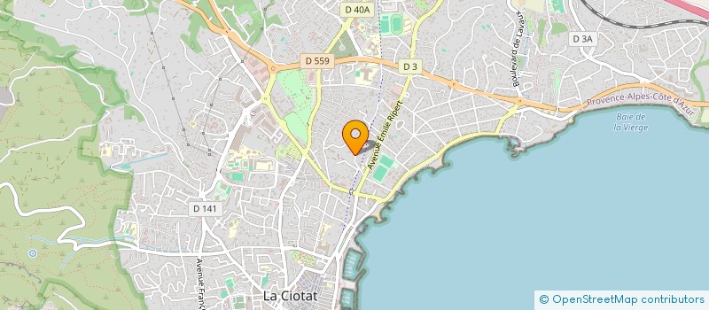 localisation de l'entreprise EMILE RIPERT  LA CIOTAT