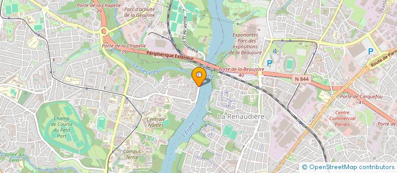 localisation de l'entreprise EMILE SABORD  NANTES