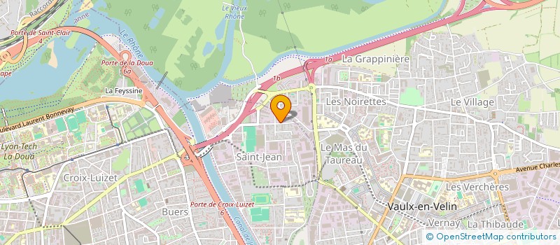 localisation de l'entreprise EMILE VEGA à VILLEURBANNE