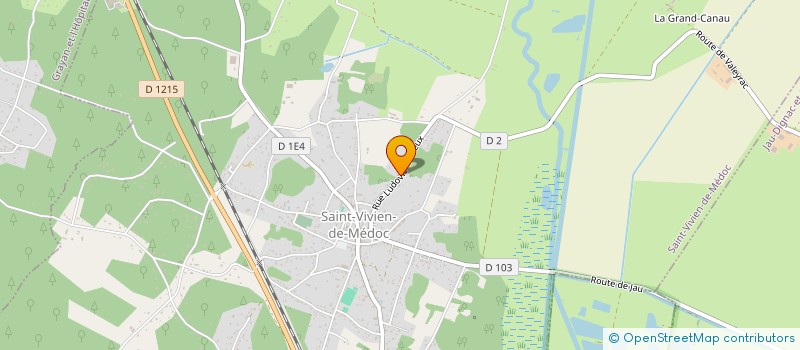 localisation de l'entreprise EMILE ZOLA  SAINT-VIVIEN-DE-MEDOC