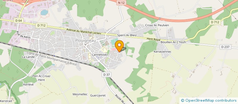 localisation de l'entreprise EMILEA ENERGIES  PLOUIGNEAU