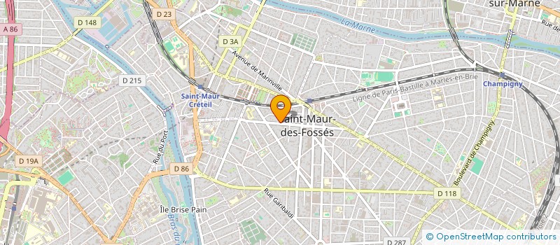 localisation de l'entreprise EMILEON à SAINT-MAUR-DES-FOSSES