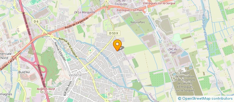 localisation de l'entreprise EMILEX  VEDENE