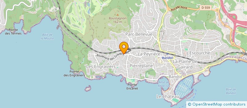 localisation de l'entreprise EMILIA  BANDOL