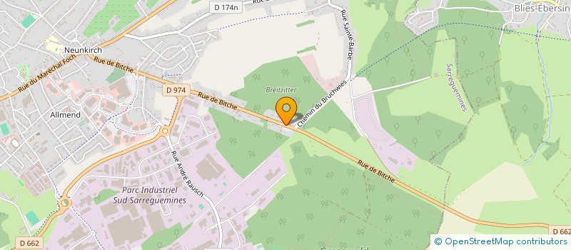 localisation de l'entreprise EMILIANO à SARREGUEMINES