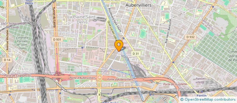localisation de l'entreprise EMILIE à AUBERVILLIERS