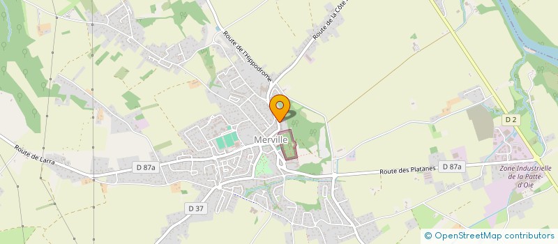 localisation de l'entreprise EMILIE  MERVILLE