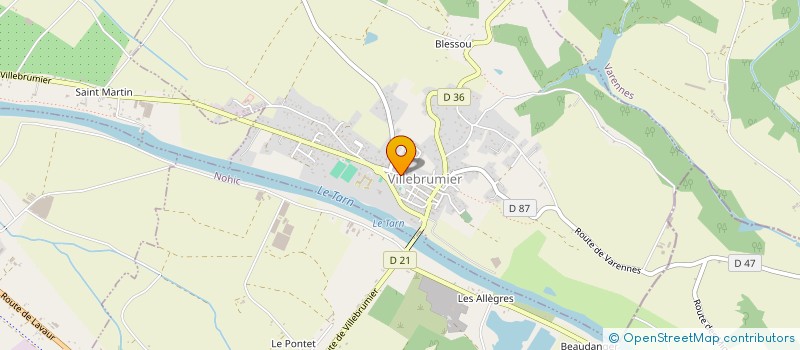 localisation de l'entreprise EMILIE  VILLEBRUMIER