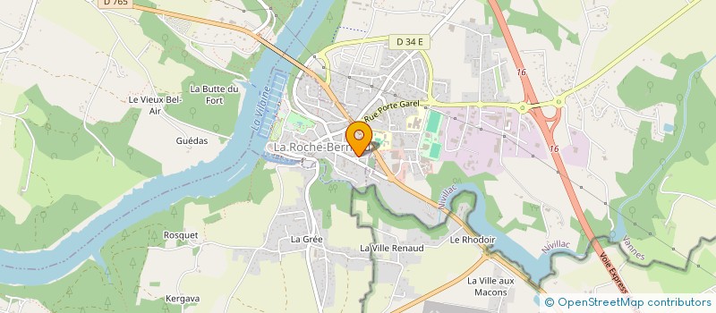 localisation de l'entreprise EMILIE BINOCLE  LA ROCHE-BERNARD