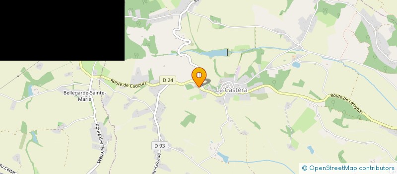 localisation de l'entreprise EMILIE CHAUVEAU CNC  LE CASTERA