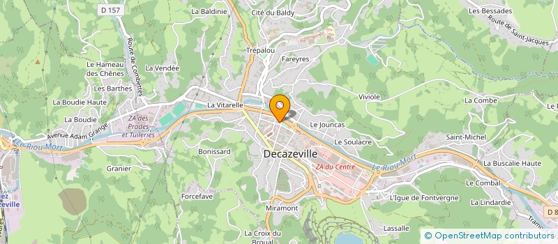 localisation de l'entreprise EMILIE COUDERC, NOTAIRE  DECAZEVILLE