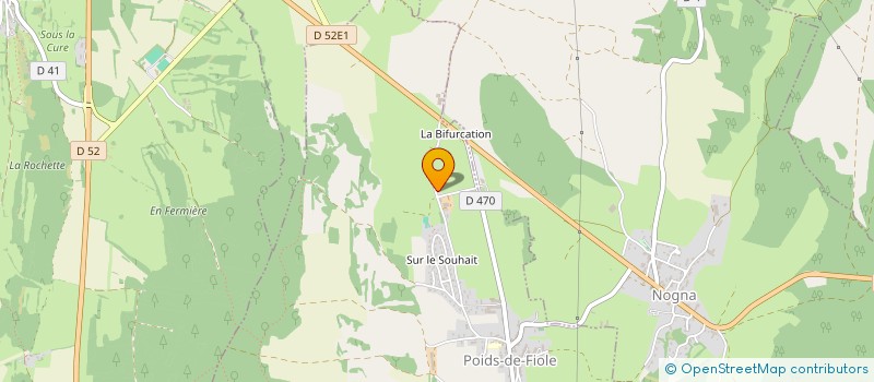 localisation de l'entreprise EMILIE ET HONORINE  POIDS-DE-FIOLE