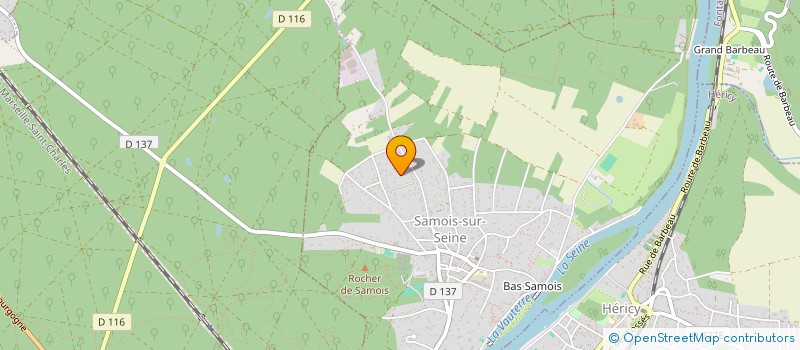 localisation de l'entreprise EMILIE FELETTIG à SAMOIS-SUR-SEINE