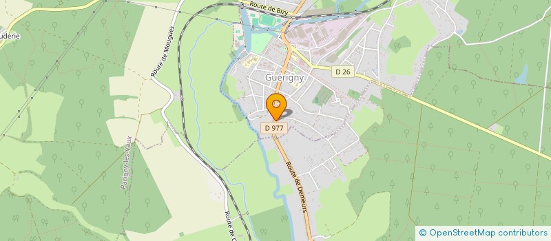 localisation de l'entreprise EMILIE GIOVANETTI  GUERIGNY