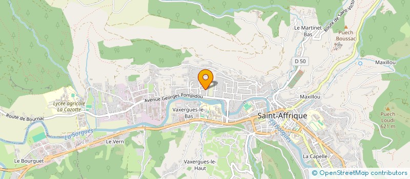 localisation de l'entreprise EMILIE  GRAL SPORTS  SAINT-AFFRIQUE