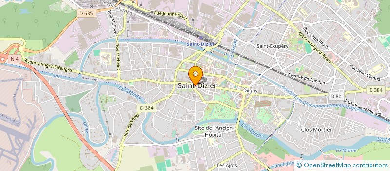 localisation de l'entreprise EMILIE GUILLEMIN à SAINT-DIZIER