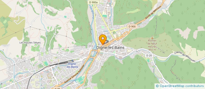 localisation de l'entreprise EMILIE IMMO à DIGNE-LES-BAINS